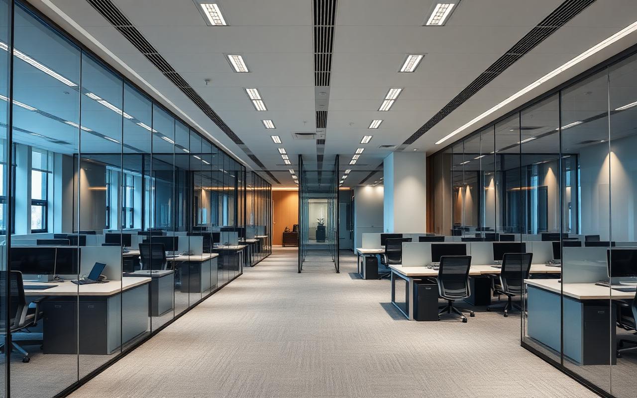 L&T Finance BKC branch office interior
